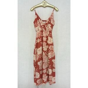 Matison Stone Boho Sundress Women XS P Floral Summer Maxi Slit Casual